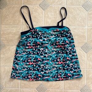 Kim Rogers Patterned Swim Top
